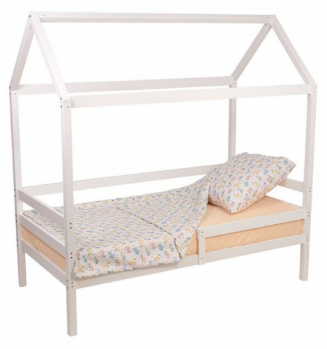 Кровать-домик Polini Kids Simple, белый. Фото №8
