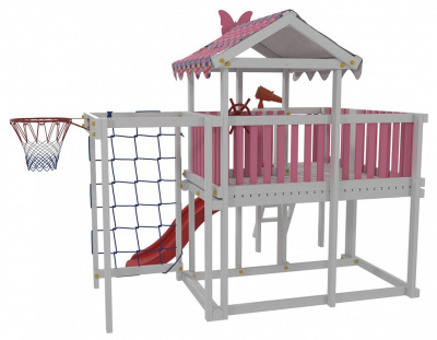 Комплекс игровой ДК5Р, розовый, серый. Фото №4