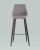 Стул барный Коналл экокожа серый фото Стул барный Коналл экокожа серый. Фото №5