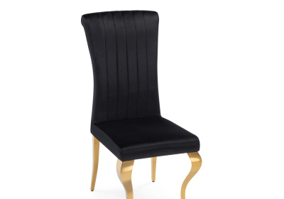 Стул на металлокаркасе Lund black / gold фото Стул на металлокаркасе Lund black / gold. Фото №5