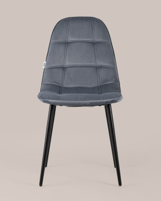 Стул Тейлор велюр серый фото Стул Тейлор велюр серый. Фото №5