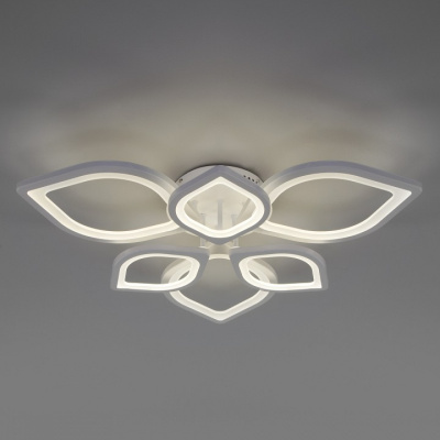 Потолочная люстра Eurosvet Garden 90228/6 белый фото Потолочная люстра Eurosvet Garden 90228/6 белый. Фото №2