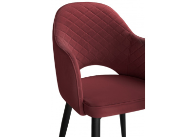Стул Vener wine red / black фото Стул Vener wine red / black. Фото №5