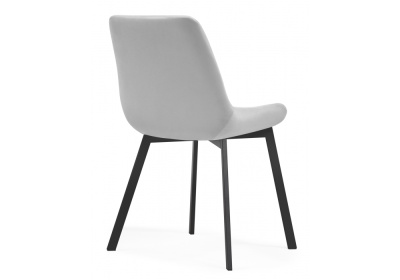 Стул Челси черный / светло-серый. Фото №4