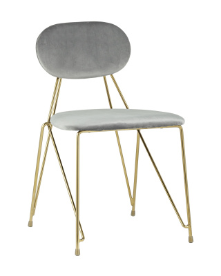 Стул Элис светло-серый фото Стул Элис светло-серый. Фото №2