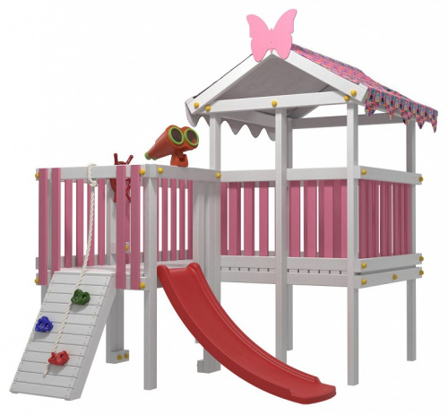 Комплекс игровой ДК8Р, розовый, серый. Фото №7
