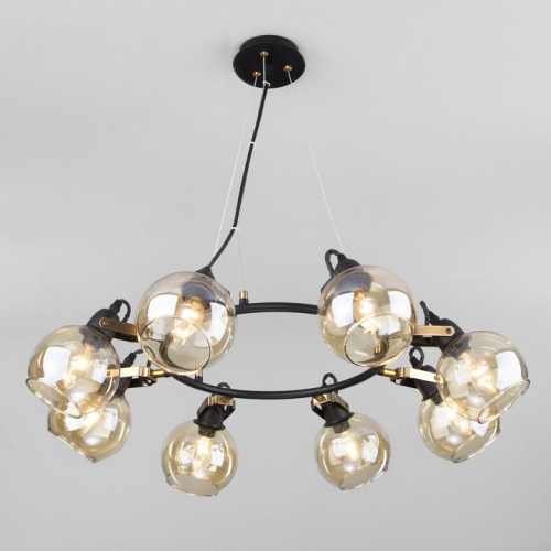 Подвесная люстра Eurosvet Mateo 70119/8 черный. Фото №2