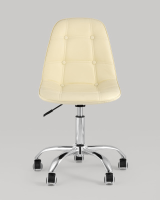 Стул офисный Тейлор экокожа бежевый. Фото