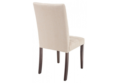 Стул деревянный Madina dark walnut / fabric cream фото Стул деревянный Madina dark walnut / fabric cream. Фото №4