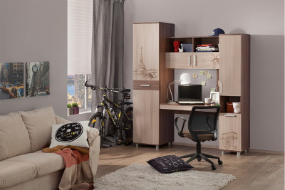 Комплекс Миллениум ясень шимо темный/ясень шимоСветлый. Фото