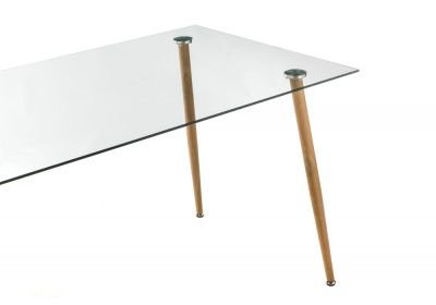 Стол стеклянный Rober wood фото Стол стеклянный Rober wood. Фото №4
