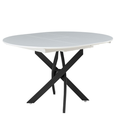 Стол 2303-1 белый/черный (white/black). Фото