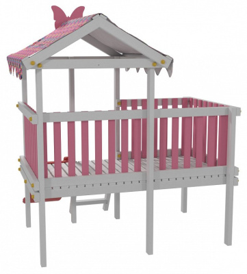 Комплекс игровой ДК6Р, розовый, серый. Фото