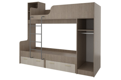 Кровать двухъярусная Юта СТЛ.359.12,бежевый. Фото №3