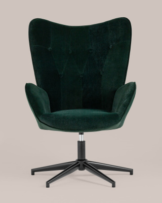 Кресло Филадельфия велюр изумрудный ножка черная фото Кресло Филадельфия велюр изумрудный ножка черная. Фото №5