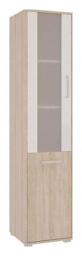 Лайт-2 Стеллаж дуб сонома/белый фото Лайт-2 Стеллаж дуб сонома/белый. Фото №1