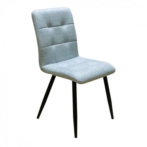Стул Доби (Каркас (муар черный) тк. коллекции Safari голубой 020). Фото №1