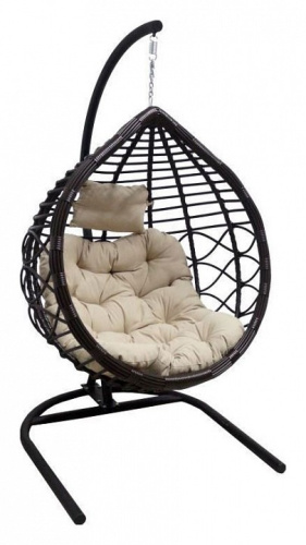 Подвесное кресло VEIL2, коричневый. Фото №1