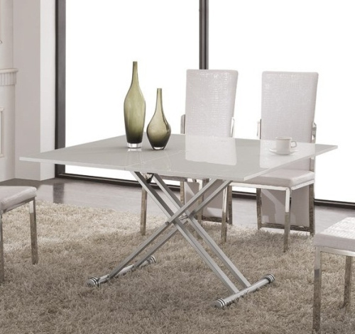 Стол-трансформер В2166 белый лак. Фото №9