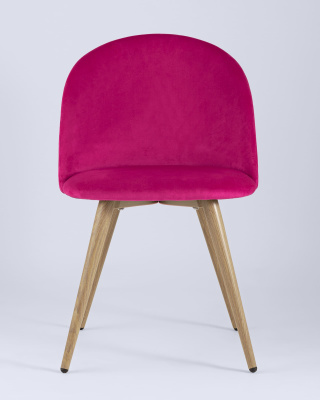 Стул Лион велюр розовый. Фото №5