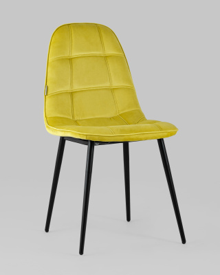 Стул Тейлор велюр желтый фото Стул Тейлор велюр желтый. Фото №3