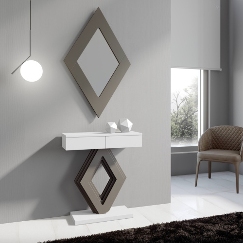 Консоль NORA 676 Blanco/Platino. Фото №2