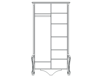 Шкаф Луиза ММ-227-01/02Б фото Шкаф Луиза ММ-227-01/02Б. Фото