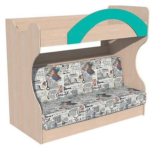 Кровать двухъярусная Рико НМ 037.43. Фото №1