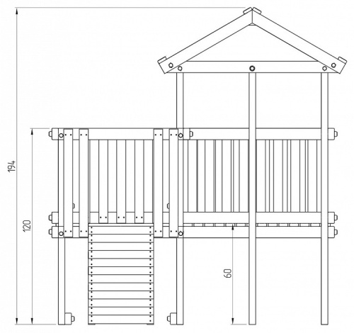 Комплекс игровой ДК8Р, розовый, серый. Фото №10