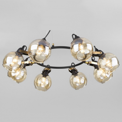 Подвесная люстра Eurosvet Mateo 70119/8 черный. Фото №1