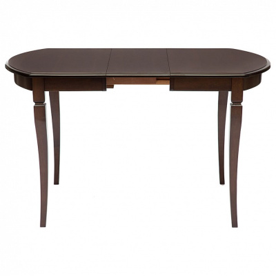 Стол раскладной Modena (MD-T4EX) дерево гевея/мдф, 100+29х75х75 см, Tobacco. Фото