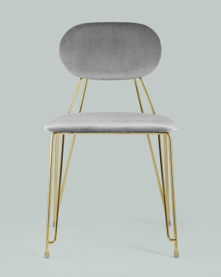 Стул Элис светло-серый фото Стул Элис светло-серый. Фото №5