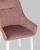 Стул Диана велюр пыльно-розовый ножки белые фото Стул Диана велюр пыльно-розовый ножки белые. Фото №9