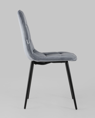 Стул Тейлор велюр серый фото Стул Тейлор велюр серый. Фото №4