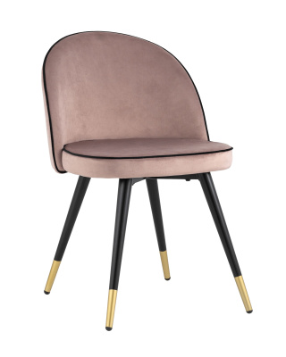 Стул Gabi LUX велюр розовый фото Стул Gabi LUX велюр розовый. Фото №2