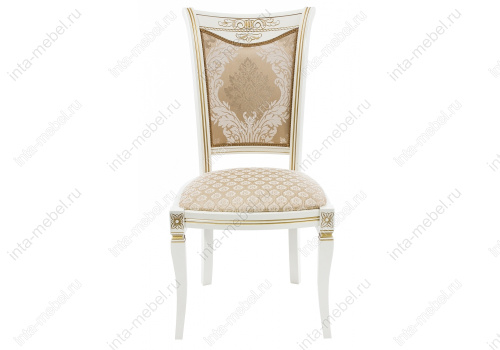 Стул деревянный Mariano молочный патина. Фото №4