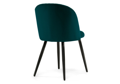 Стул Gabi 1 green / black. Фото