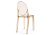 Пластиковый стул Victoria clear brown. Фото №4