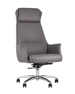 Кресло руководителя TopChairs Viking серое. Фото №2