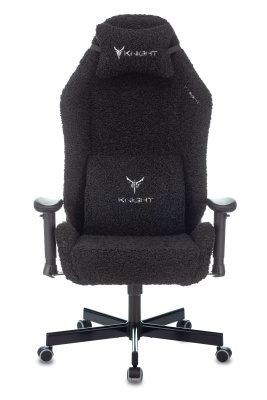 Кресло игровое Knight T1 черный экомех с подголов. крестовина металл. Фото №5