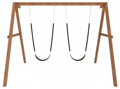 Качели детские Р911-27, коричневый. Фото