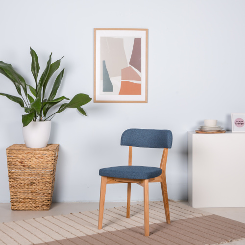 Стул Франк Сканди Блю Арт Натур. Фото №7