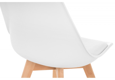 Стул деревянный Bonus белый. Фото