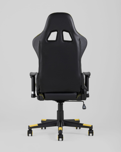 Кресло игровое TopChairs Cayenne желтое. Фото №6