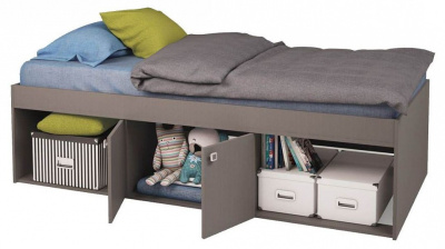 Кровать Polini Kids Simple, серый. Фото