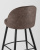 Стул барный Лион коричневая экокожа фото Стул барный Лион коричневая экокожа. Фото №8