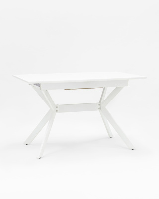 Стол обеденный Орландо раскладной 120-160*80 белый. Фото